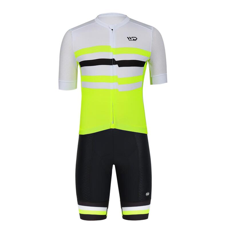 Cuissard vélo homme CHALLENGER Noir/Jaune