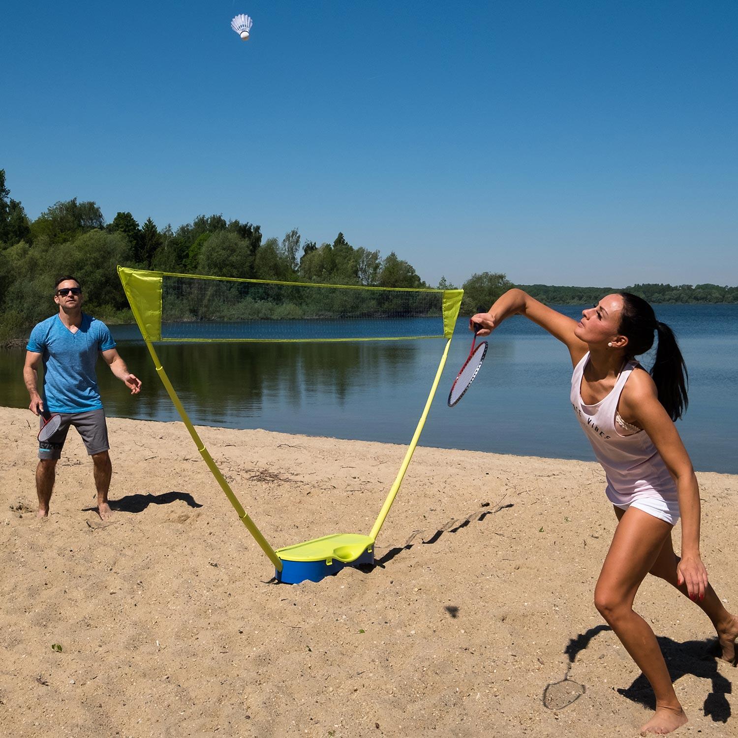 Schildkrot Badmintonset mit Netz Compact 6/6