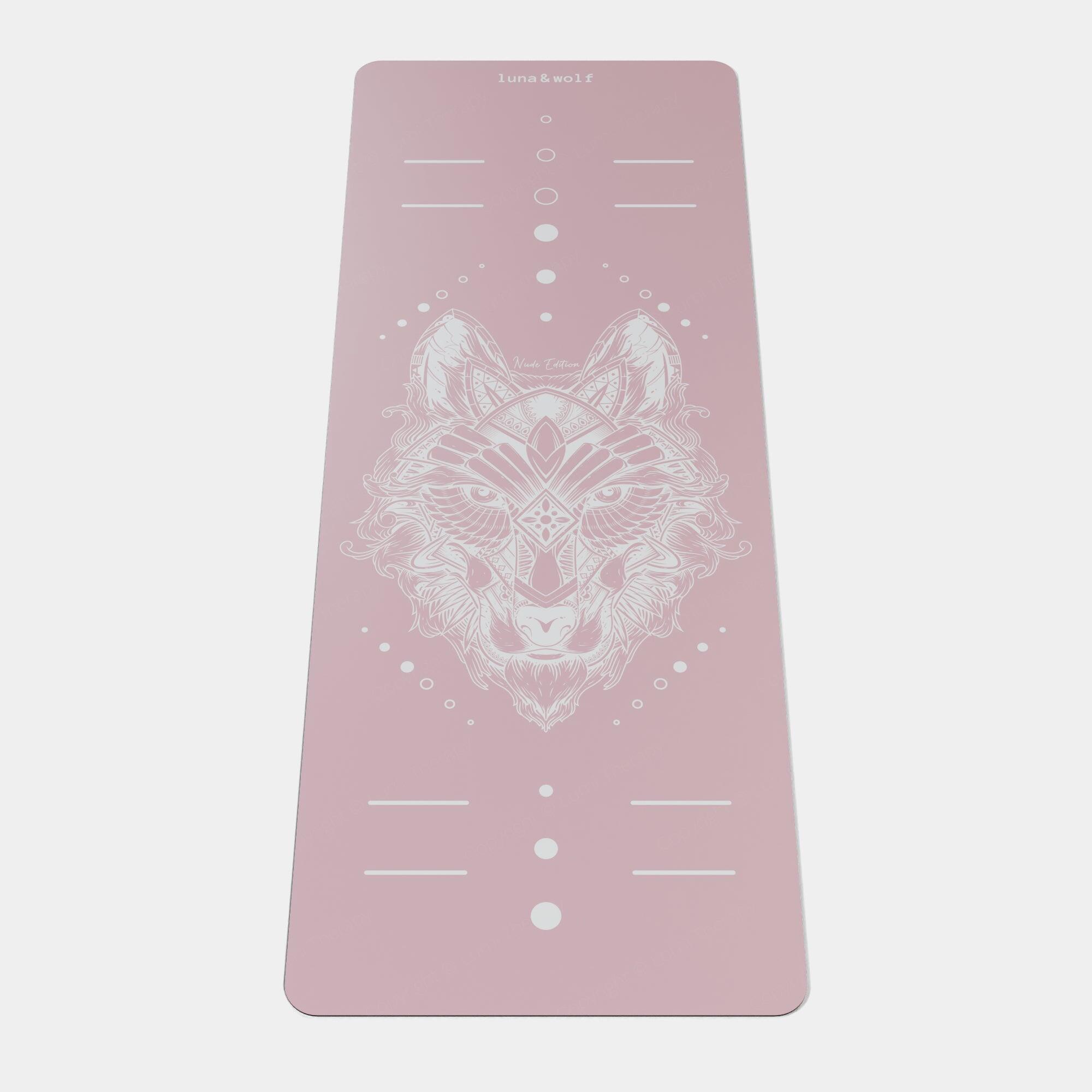 LUMI Eco Wolf Yoga Mat - Nude Edition
