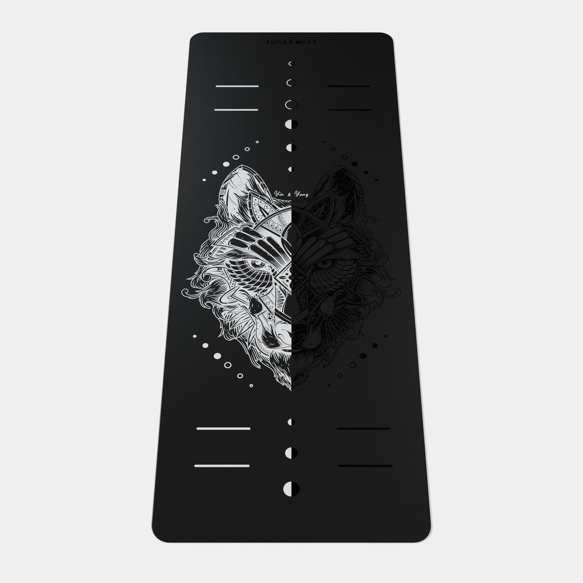 LUMI Eco Wolf Yoga Mat - YinYang
