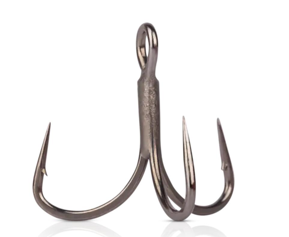 Ancora tripla Mustad inline steel, nr 1, 6 buc / plic