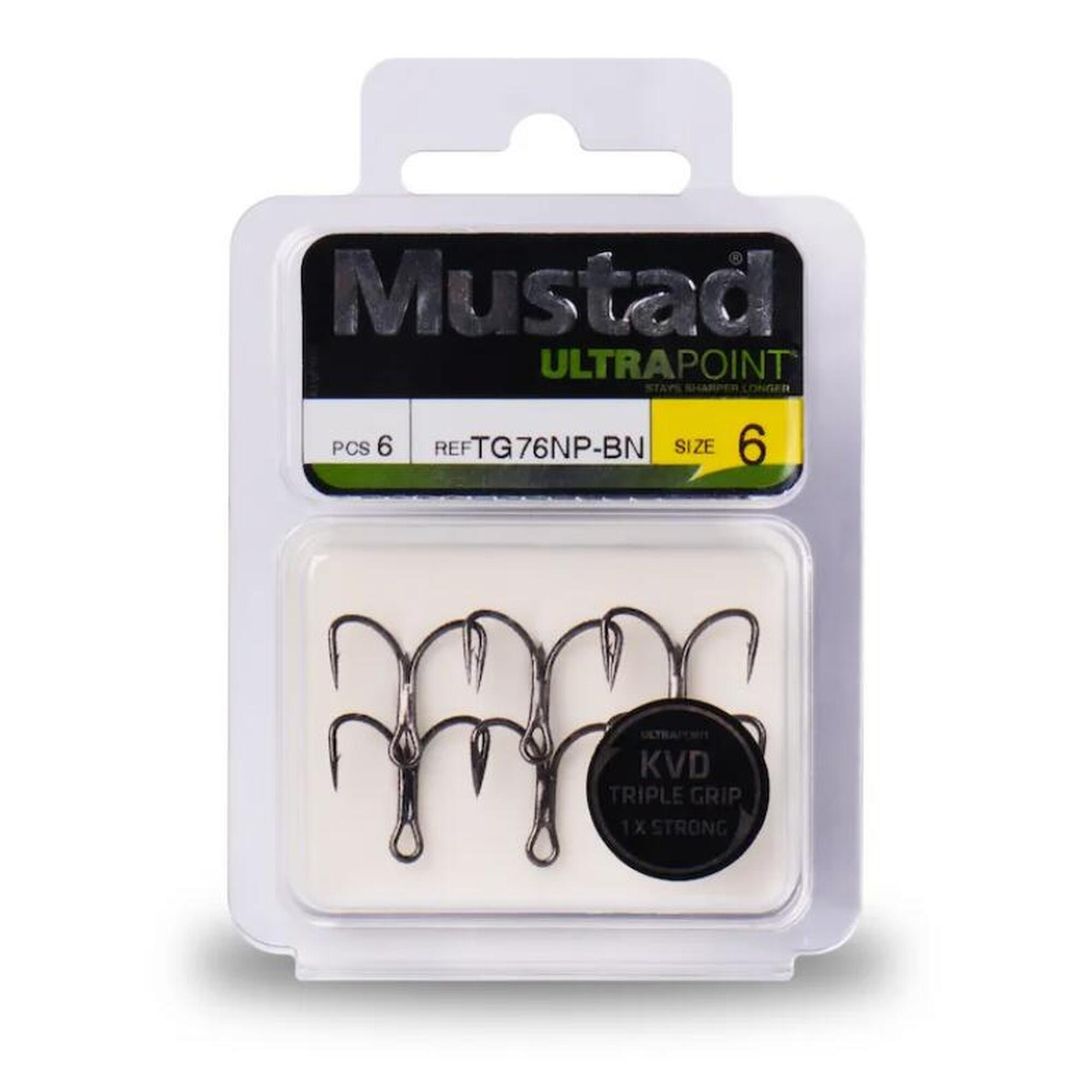 ANCORA TRIPLA MUSTAD ULTRAPOINT TG76NPBN, NR 1, 5 BUC / PLIC