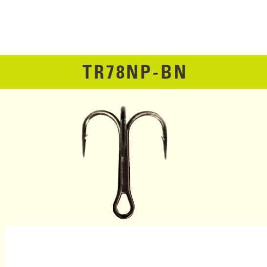 ANCORA TRIPLA MUSTAD TR78BLN NICHEL SCURTA, NR 1, 5 BUC / PLIC