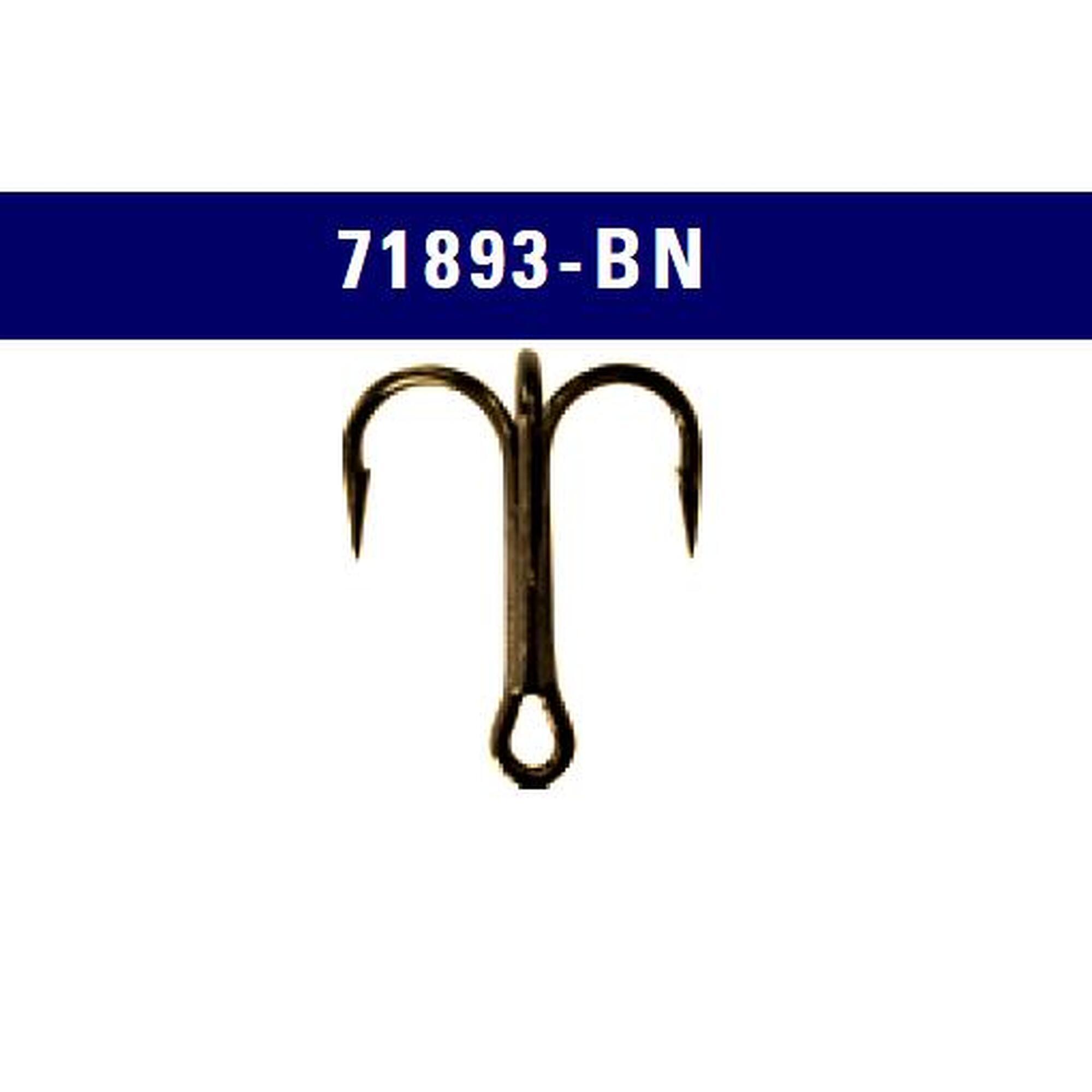 ANCORA TRIPLA MUSTAD NICHEL 71893BN, NR 1/0, 25 BUC / PLIC