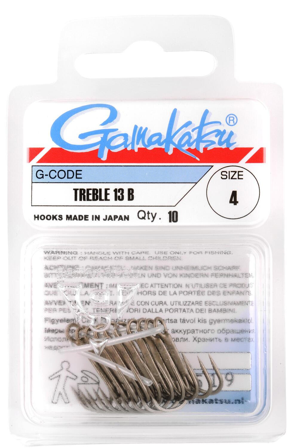 Gamakatsu Drillinge 13 Gr.2/0 2/3
