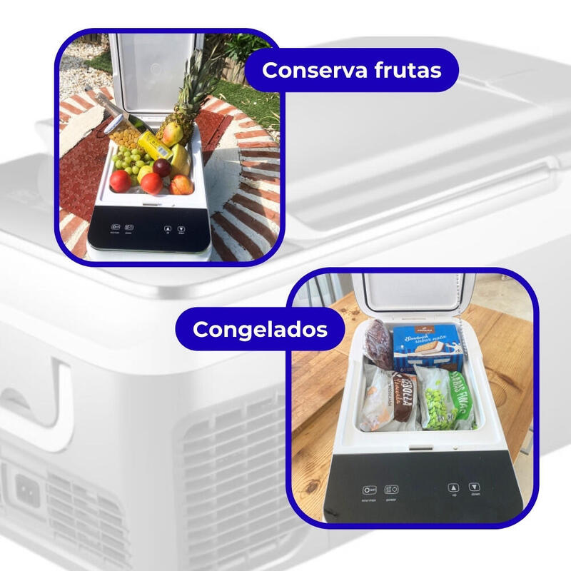 Glacière Électrique à Compresseur TZ18 – 18 Litres, 12/220V,  +10°C à -20°C