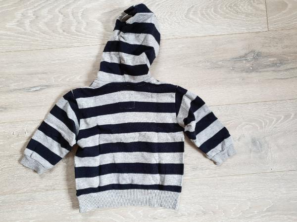 Entre Particuliers - sweat à capuche rayé Adidas taille 9-12 mois 2/3