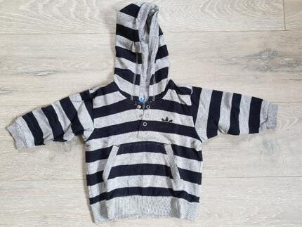 Entre Particuliers - sweat à capuche rayé Adidas taille 9-12 mois