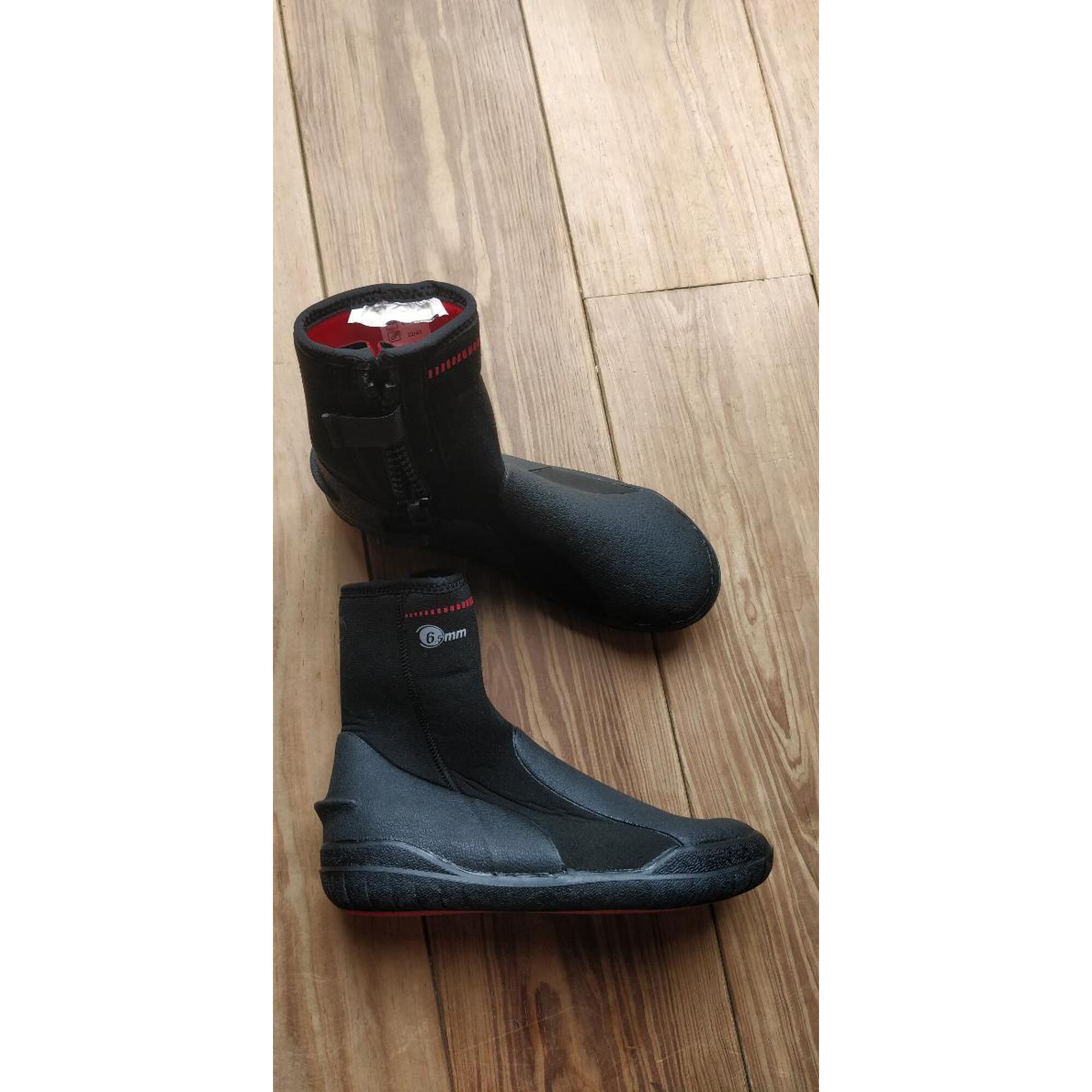 Bottes De Plongée Seac Tropic 2.5mm Néoprène - Semelle Rigide, Protection Talon - Pour Plongée Et Snorkeling