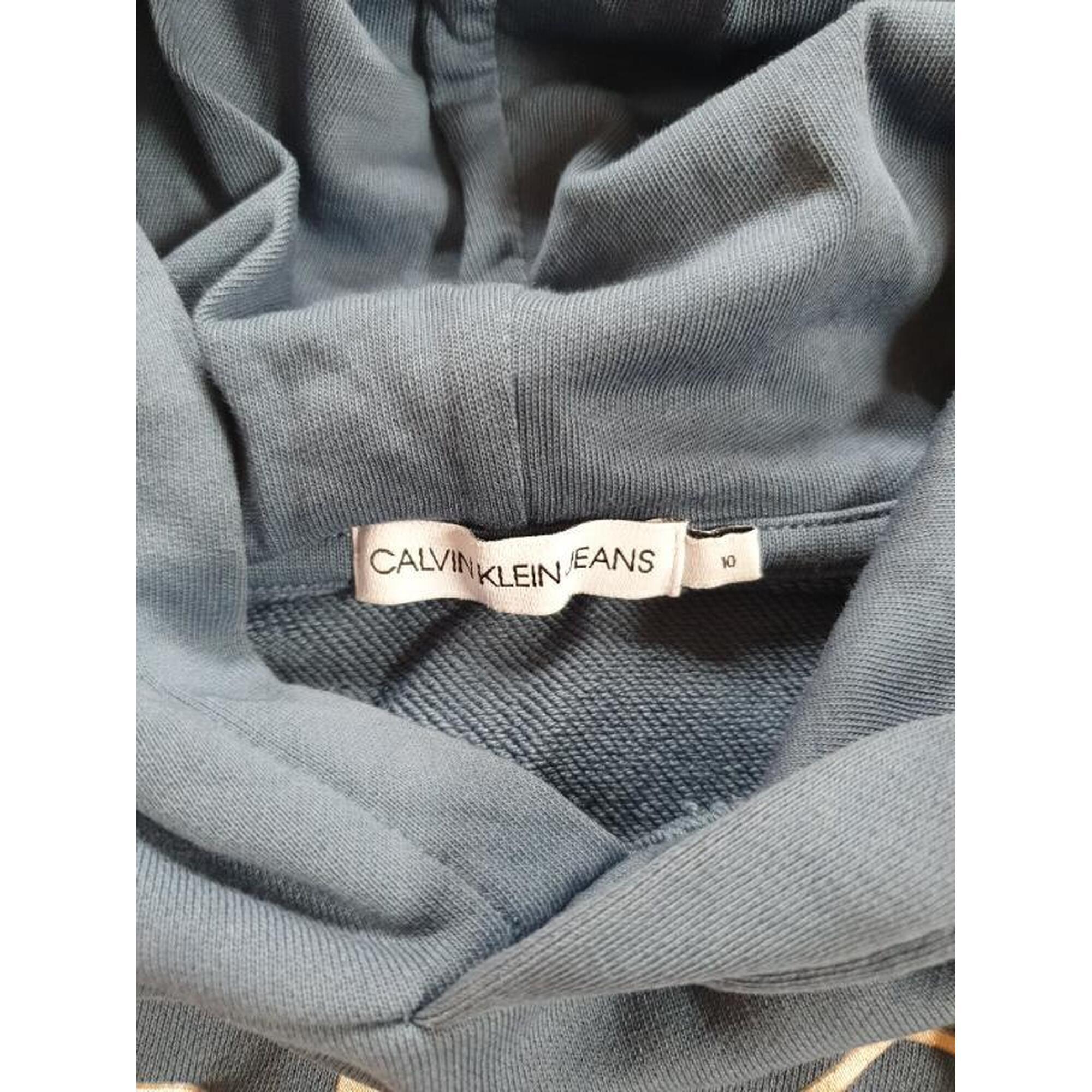 Entre Particuliers - sweat à capuche bleu Calvin Klein taille 10