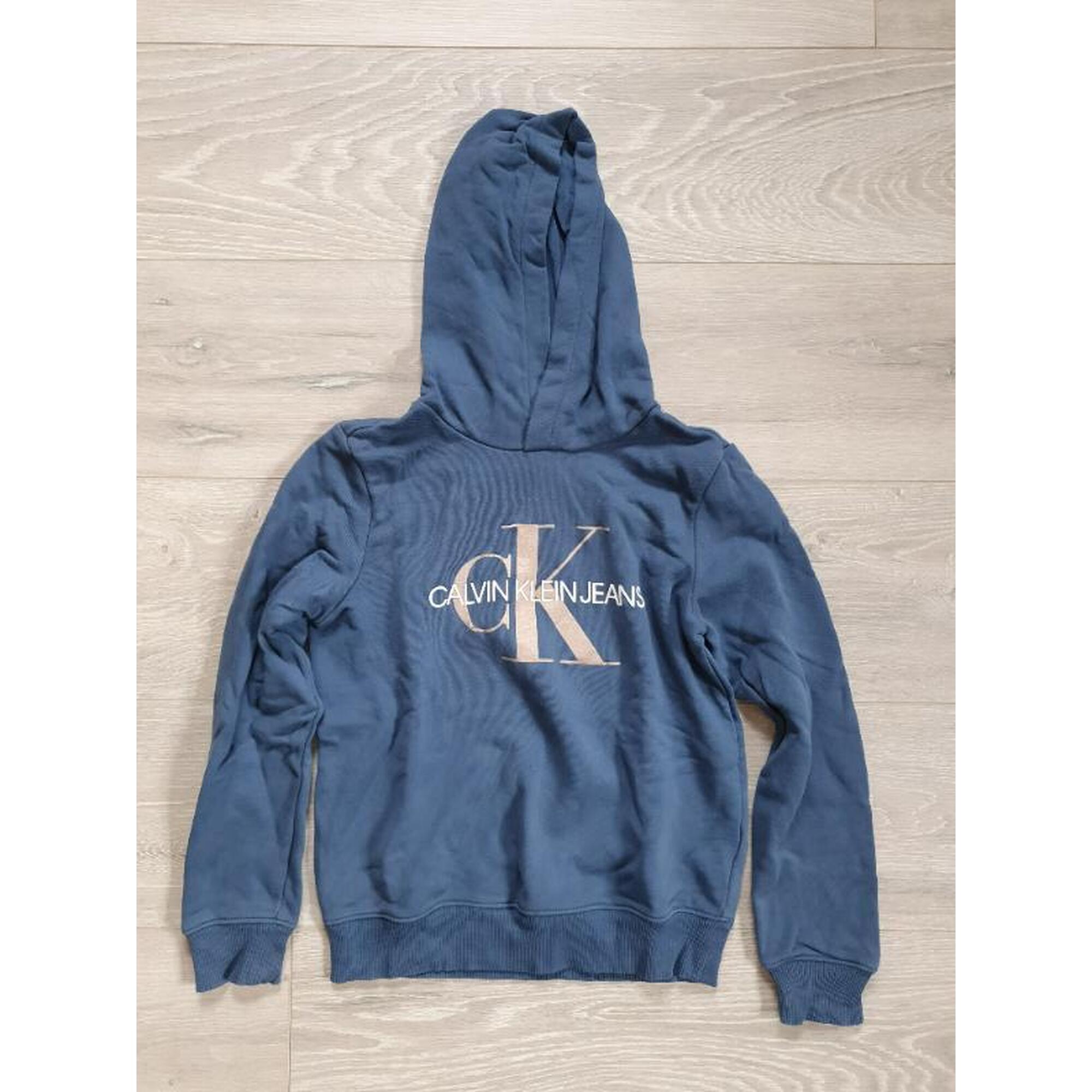 Entre Particuliers - sweat à capuche bleu Calvin Klein taille 10