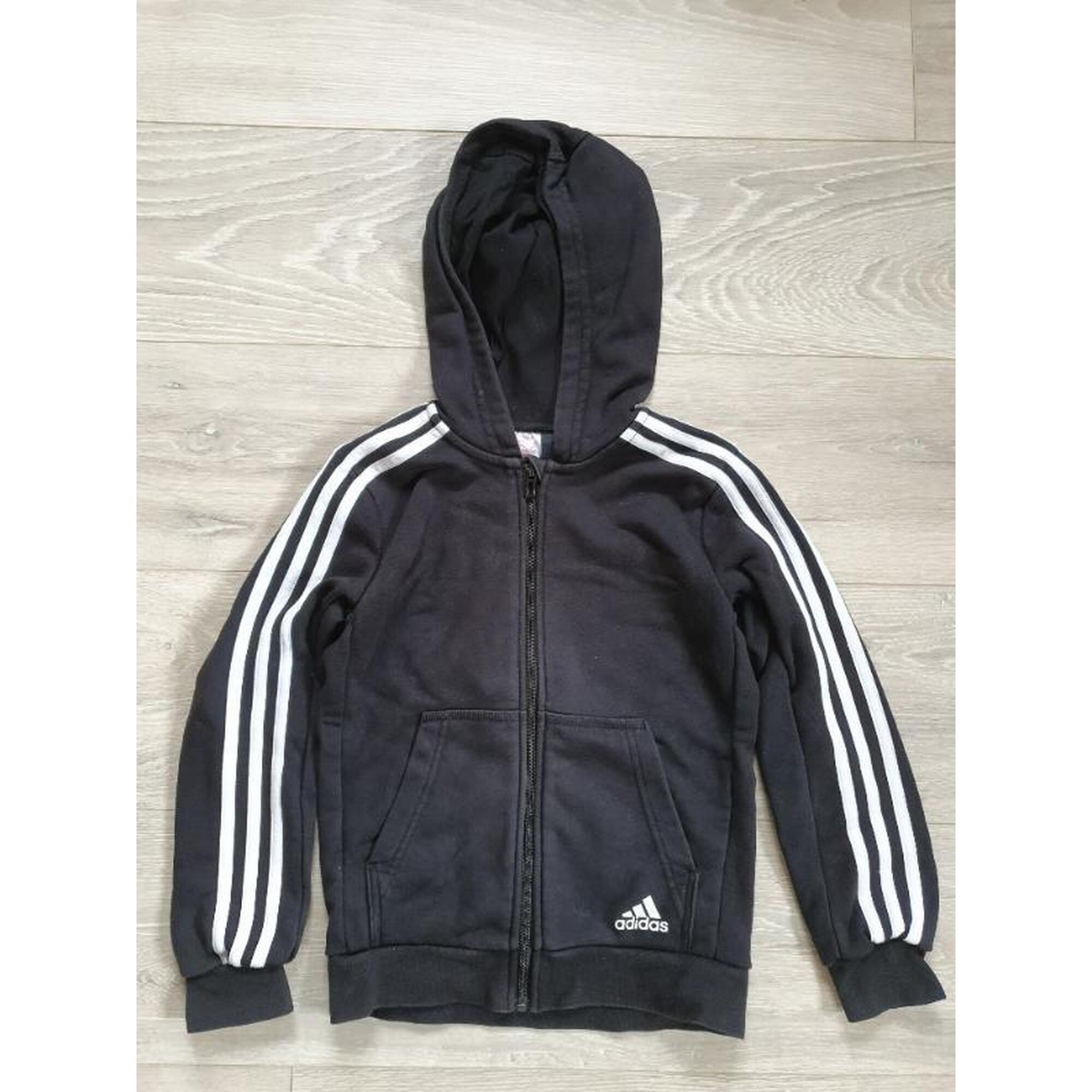 Entre Particuliers - hoodie noir Adidas 10 ans