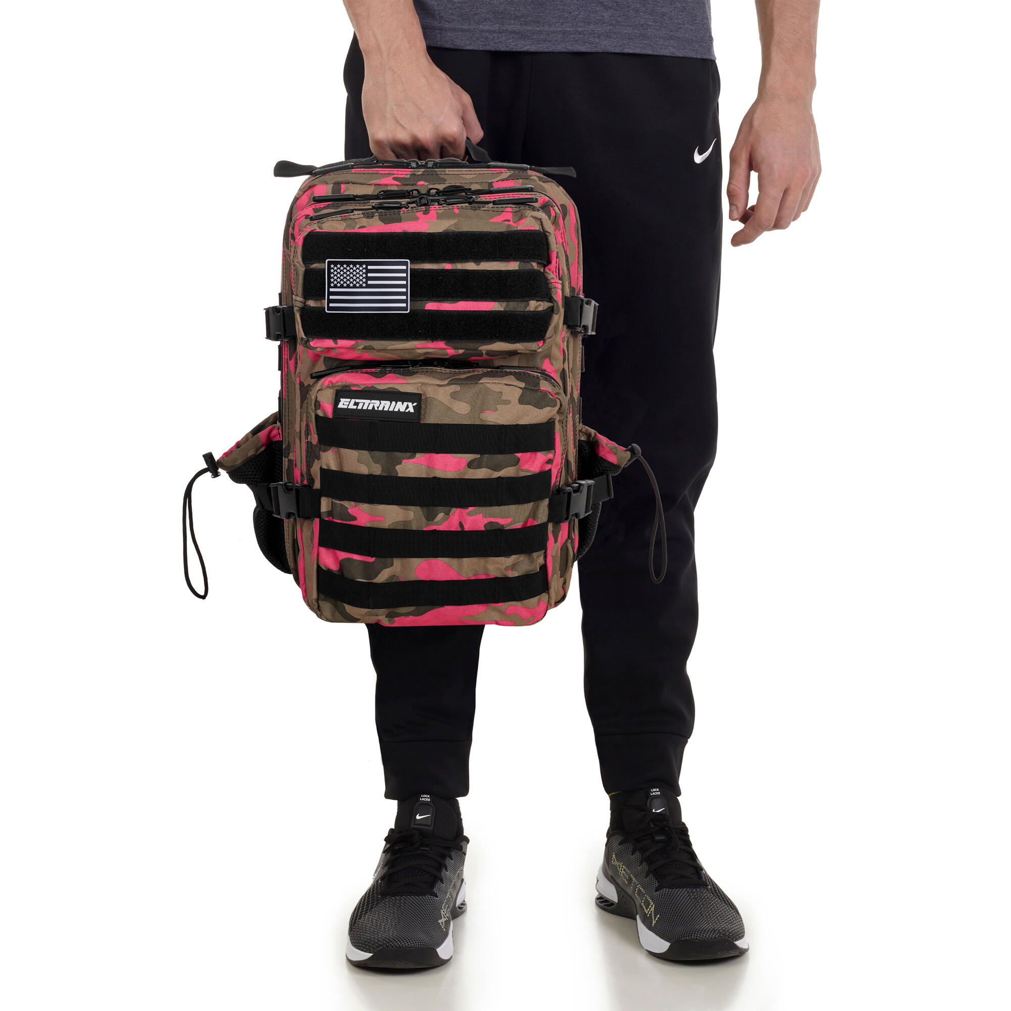 Rucksack Elitex Rosa Tarnung 25L Kabine Training Wasserdicht 7/7