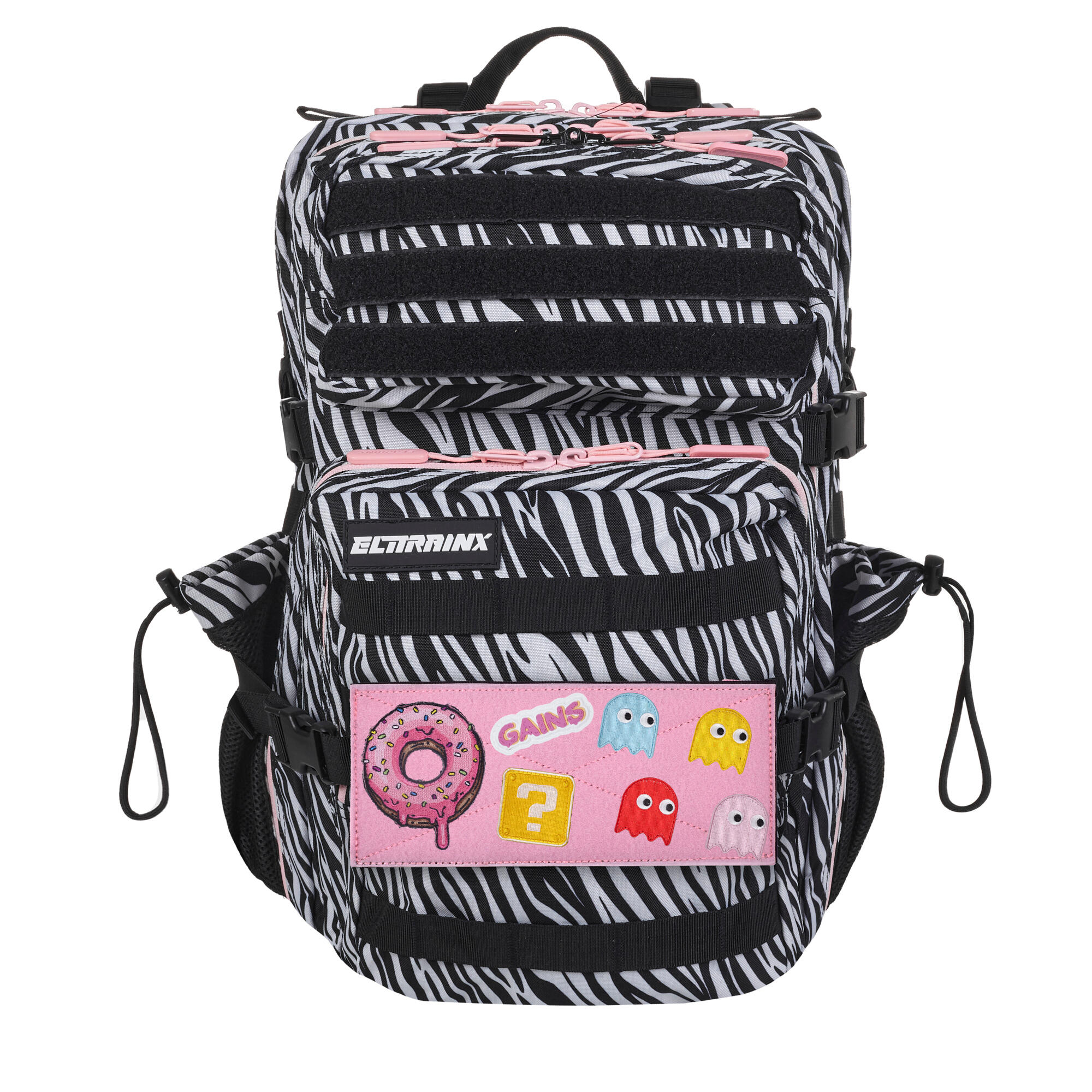 Velcro panel Elitex Training na batoh 45L pink 5/5