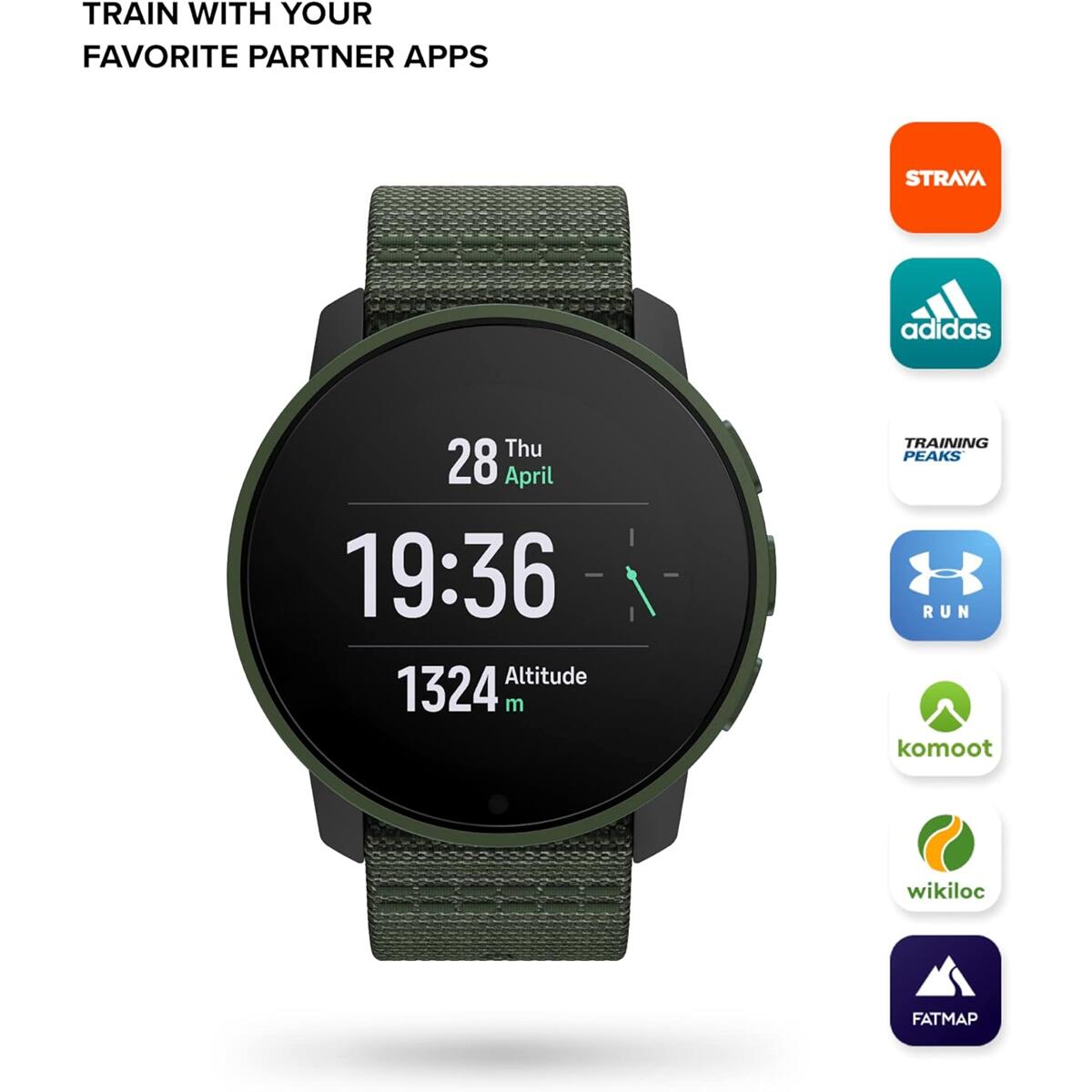 Suunto Peak Pro Gps Sports Watch Forest Green​