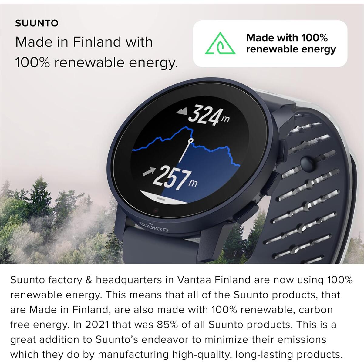 Suunto Peak Pro Gps Sports Watch Ocean Blue​