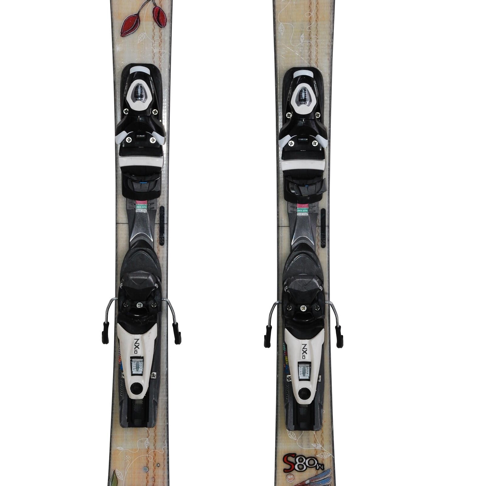 RECONDITIONNE - Ski Rossignol S80w + Fixations 3/4