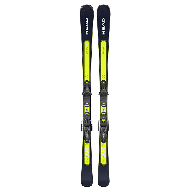 Narty zjazdowe HEAD Shape e-V8 + wiązania Protector PR 11 GW 2024