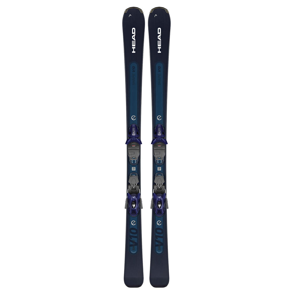 Head Shape E-V10 Sw Ski Pack + Pr 11 Gw Blue Men's Bindings