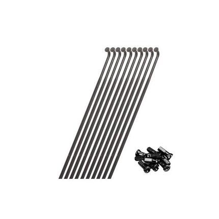 Przednie prawe szprychy i nyple Miche Dark DX