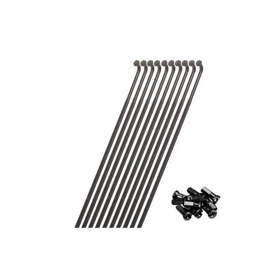 Przednie prawe szprychy i nyple Miche Dark DX