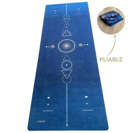 Tapis de yoga Voyage Samadhi Bleu