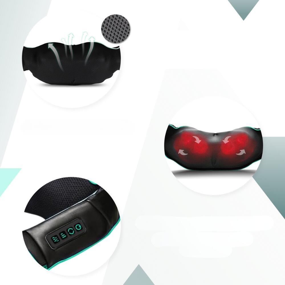 Shiatsu Massagekussen PRO – Draadloos – Nek Massage Apparaat 2/7