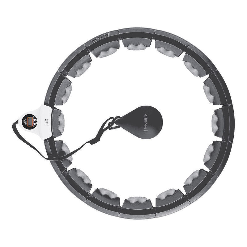 Hula Hoop Reglabil cu LCD și Minge Gravitațională Fitness HMS HHW06