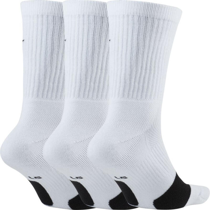 NIKE EVERYDAY BBALL SOCKS 3PR zokni Unisex Fehér L