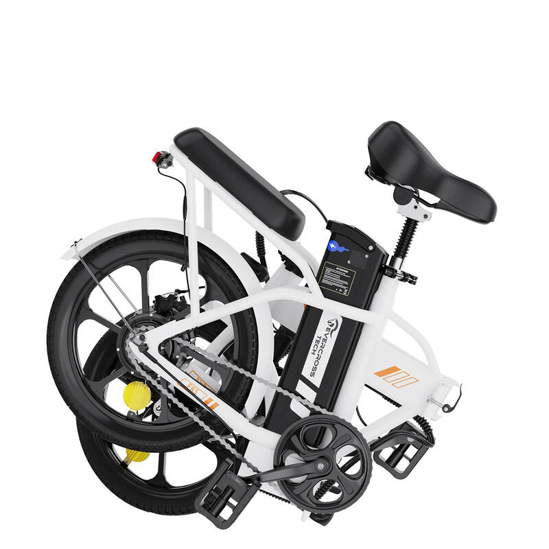 Vélo électrique Pliable Adulte EVERCROSS - EK5 Blanc