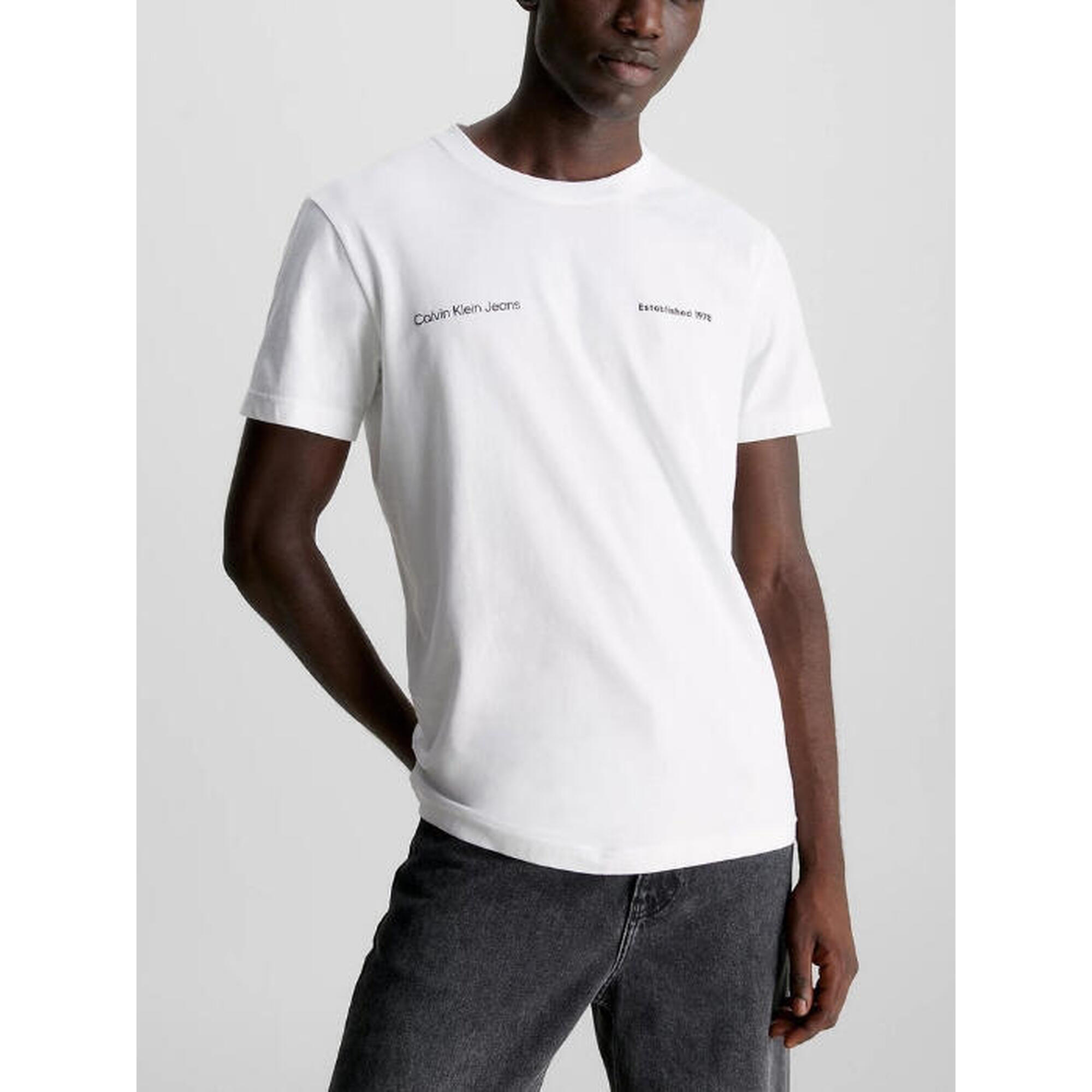 Tricou barbati Big Box Logo Tee J30J325489 din bumbac, Calvin Klein Jeans