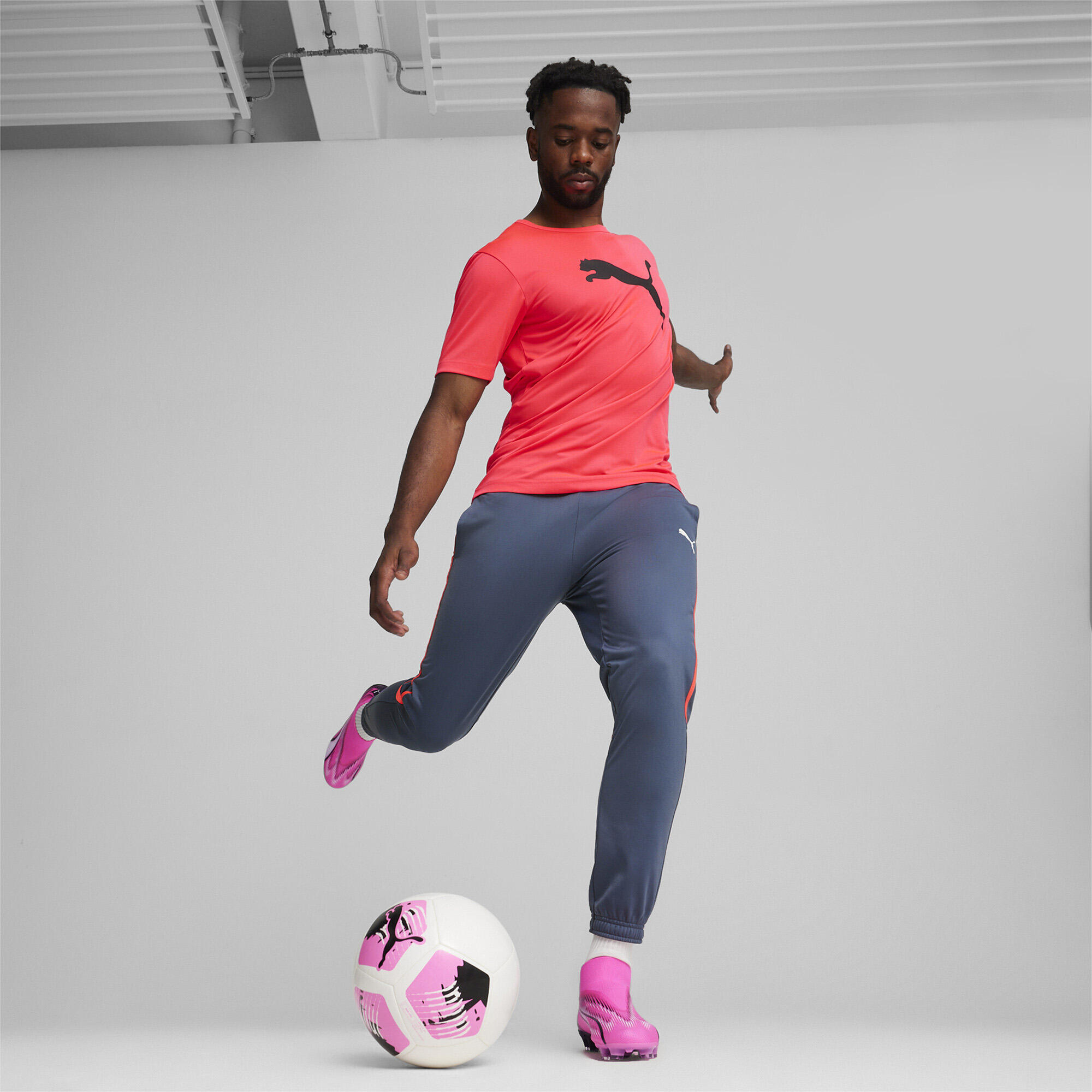 Puma férfi Ultra Match+ Ll Fg-ag futballcipő rózsaszín-fehér-fekete rózsaszín 5/7