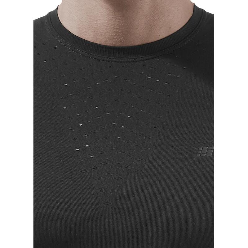 Tricou cu maneca scurta - Run UltraLight Shirt - Black