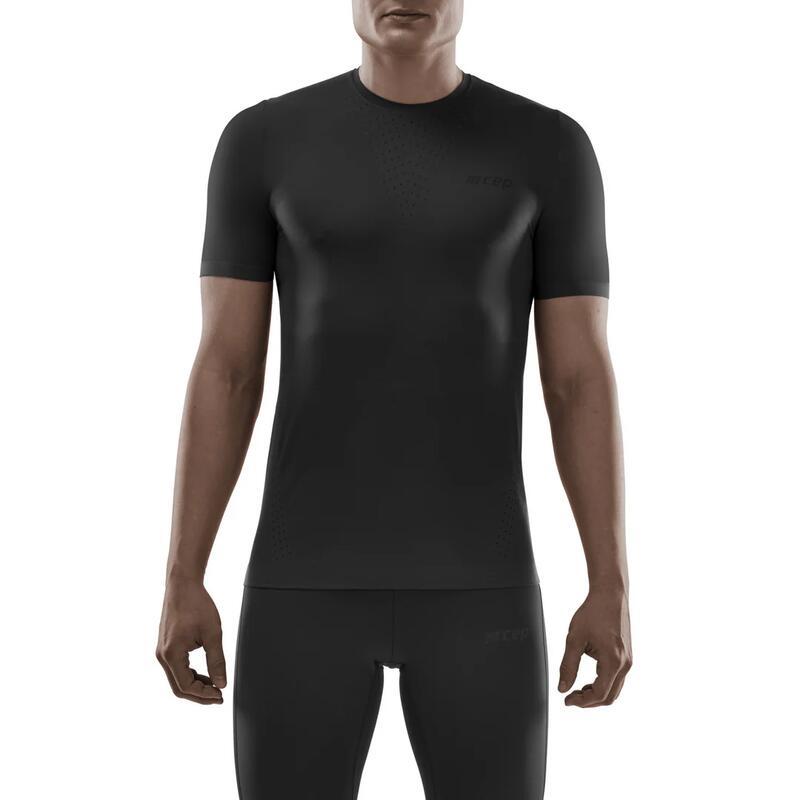 Tricou cu maneca scurta - Run UltraLight Shirt - Black
