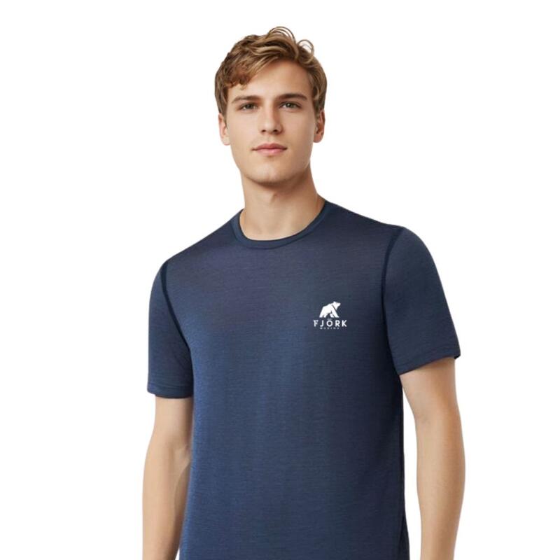 Camiseta trekking hombre merino