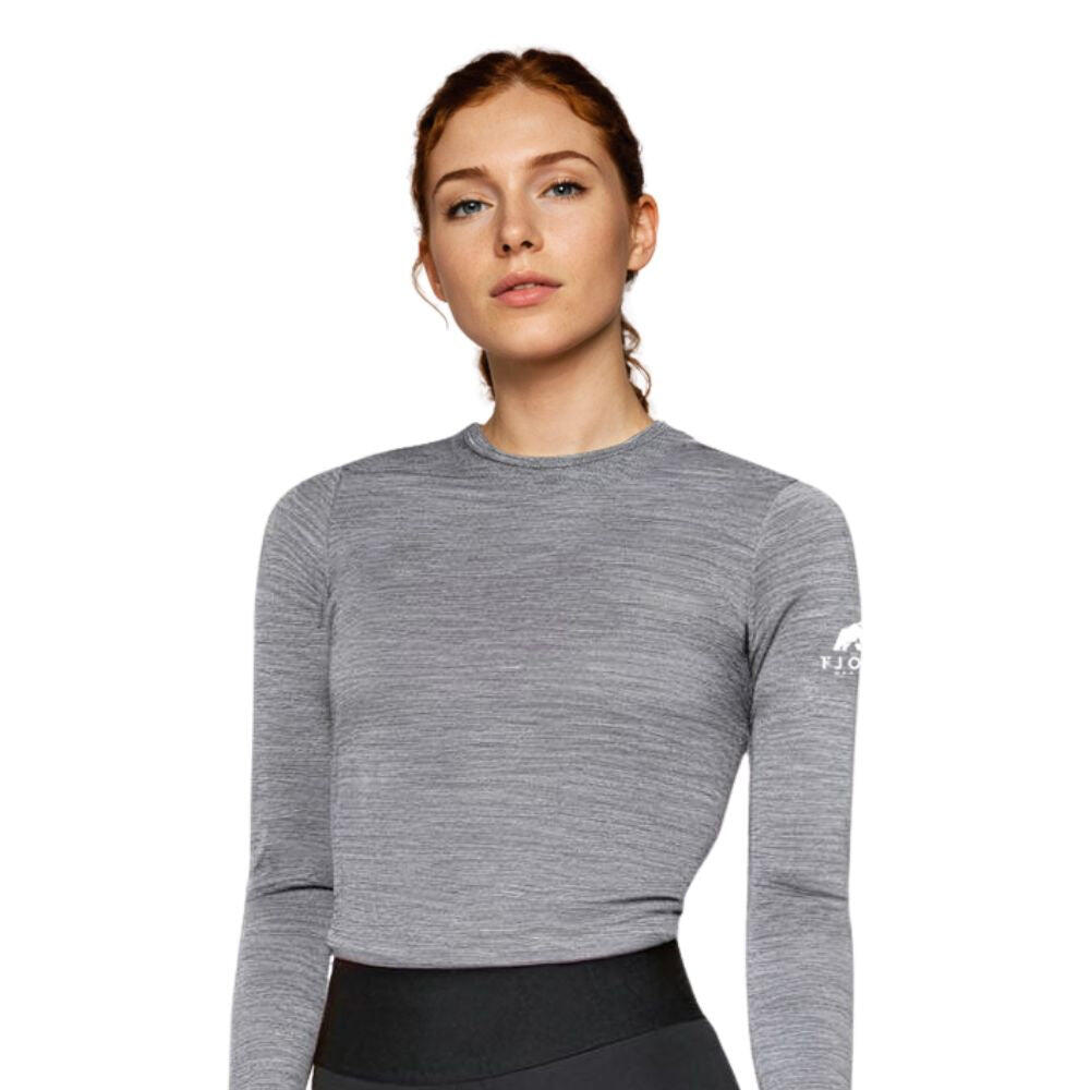 Women's long-sleeved merino wool T-shirt - Bjork 140