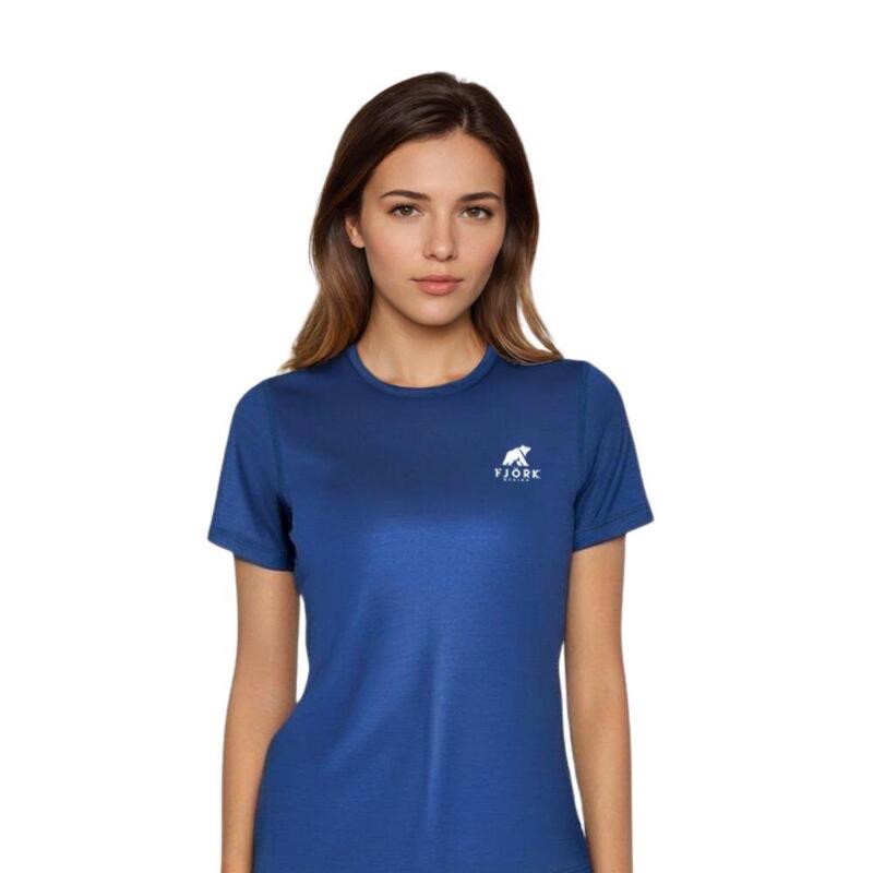 T-shirt de trekking en mérinos Femme