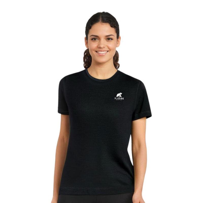 Camiseta trekking merino mujer