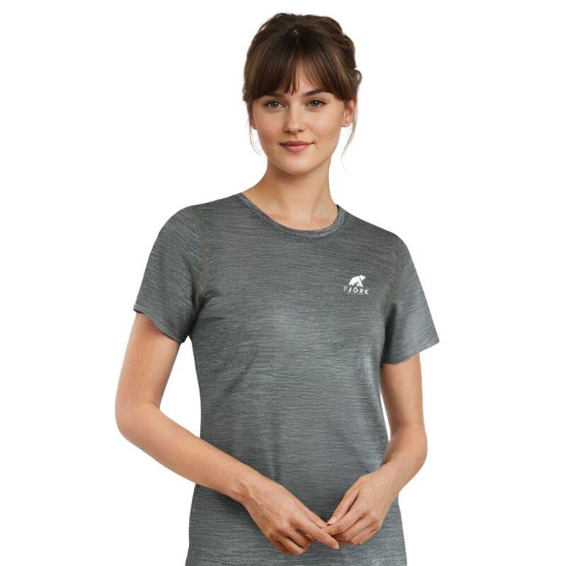 T-shirt de trekking en mérinos Femme