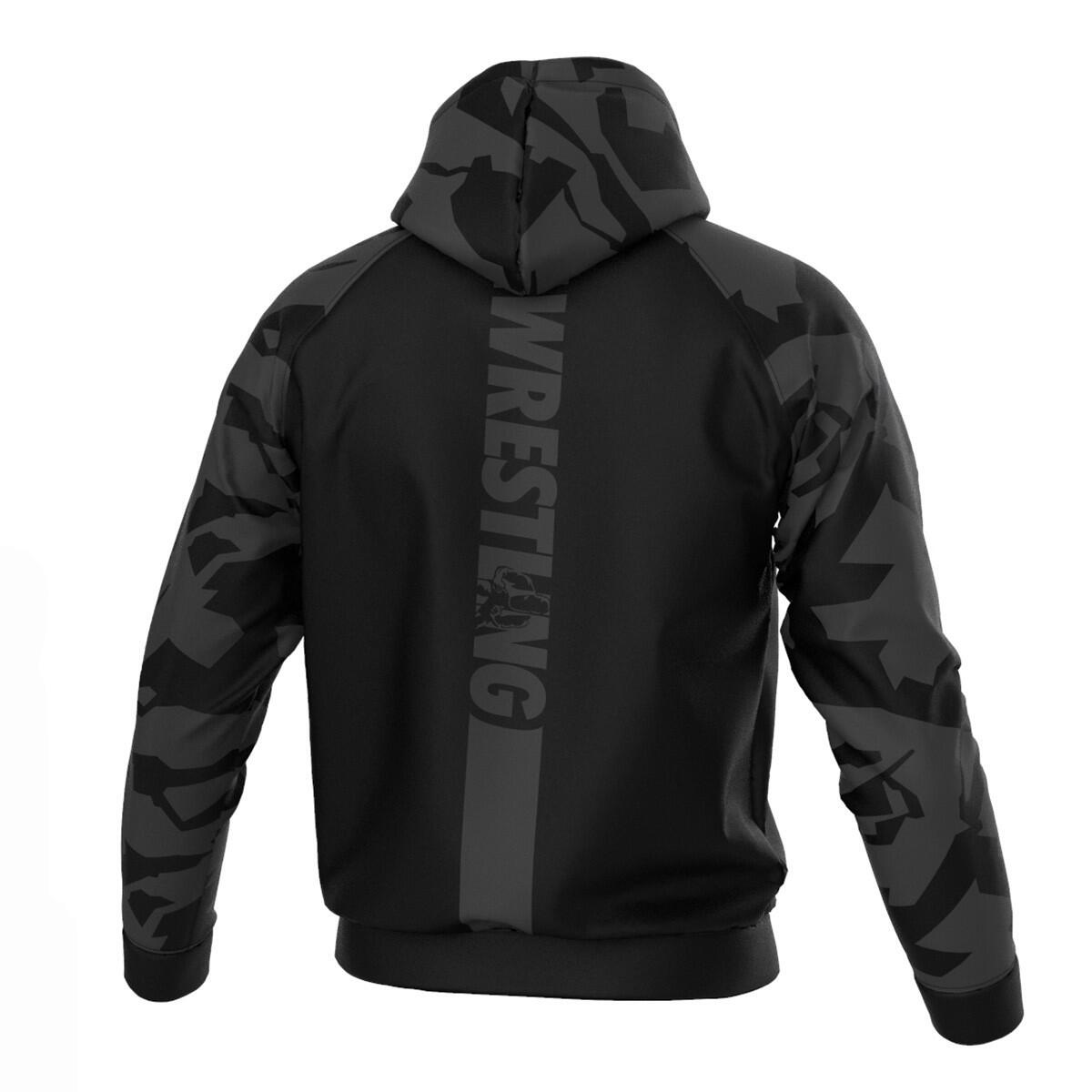 Felpa sportiva con cappuccio da uomo EXTREME HOBBY BOLD WRESTLING 2/6