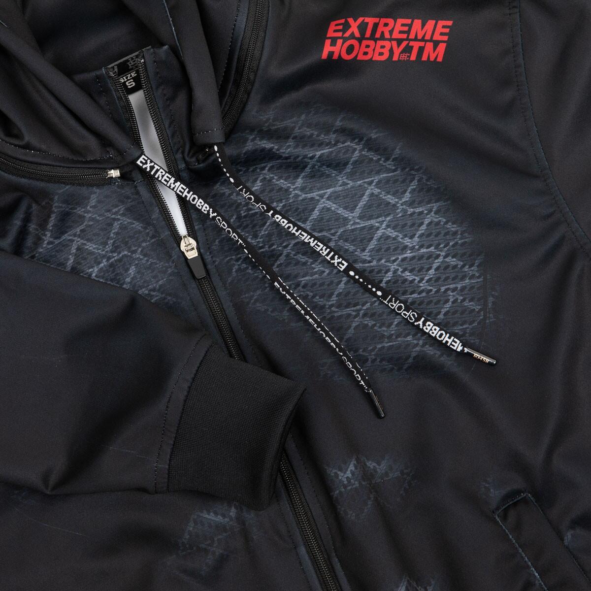 Bluza męska sportowa rozpinana z kapturem EXTREME HOBBY BLACK ARMOUR 5/7