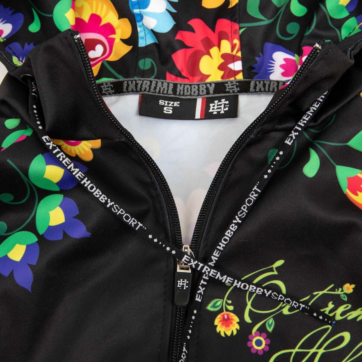 Sweat de sport à capuche zippé pour femmes EXTREME HOBBY FOLK 5/7