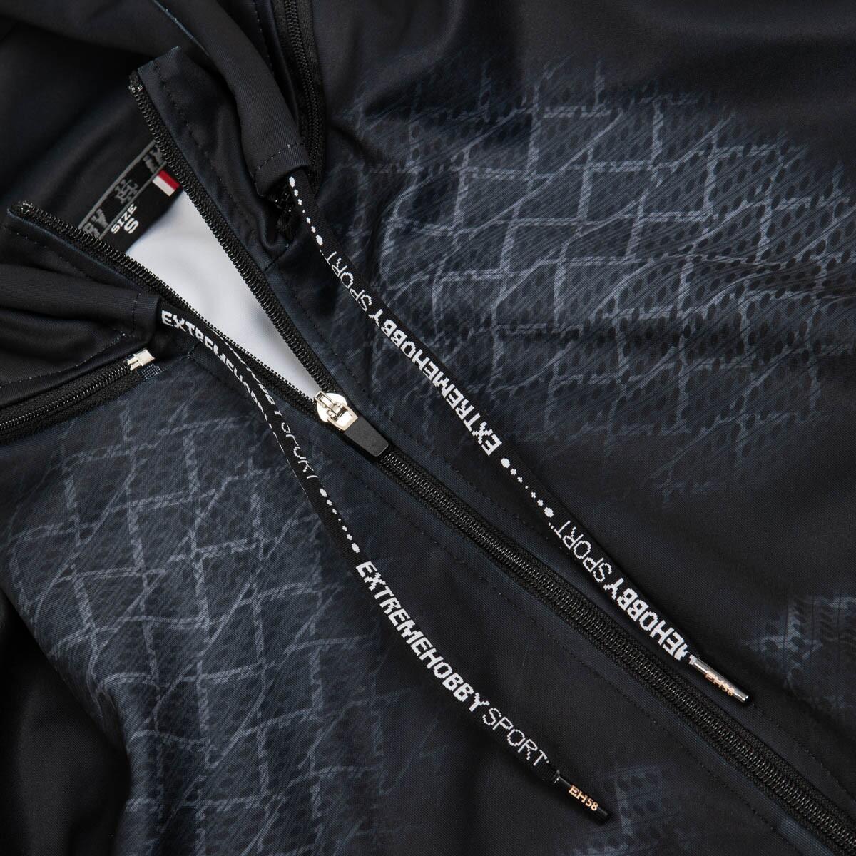 Bluza męska sportowa rozpinana z kapturem EXTREME HOBBY BLACK ARMOUR 3/7