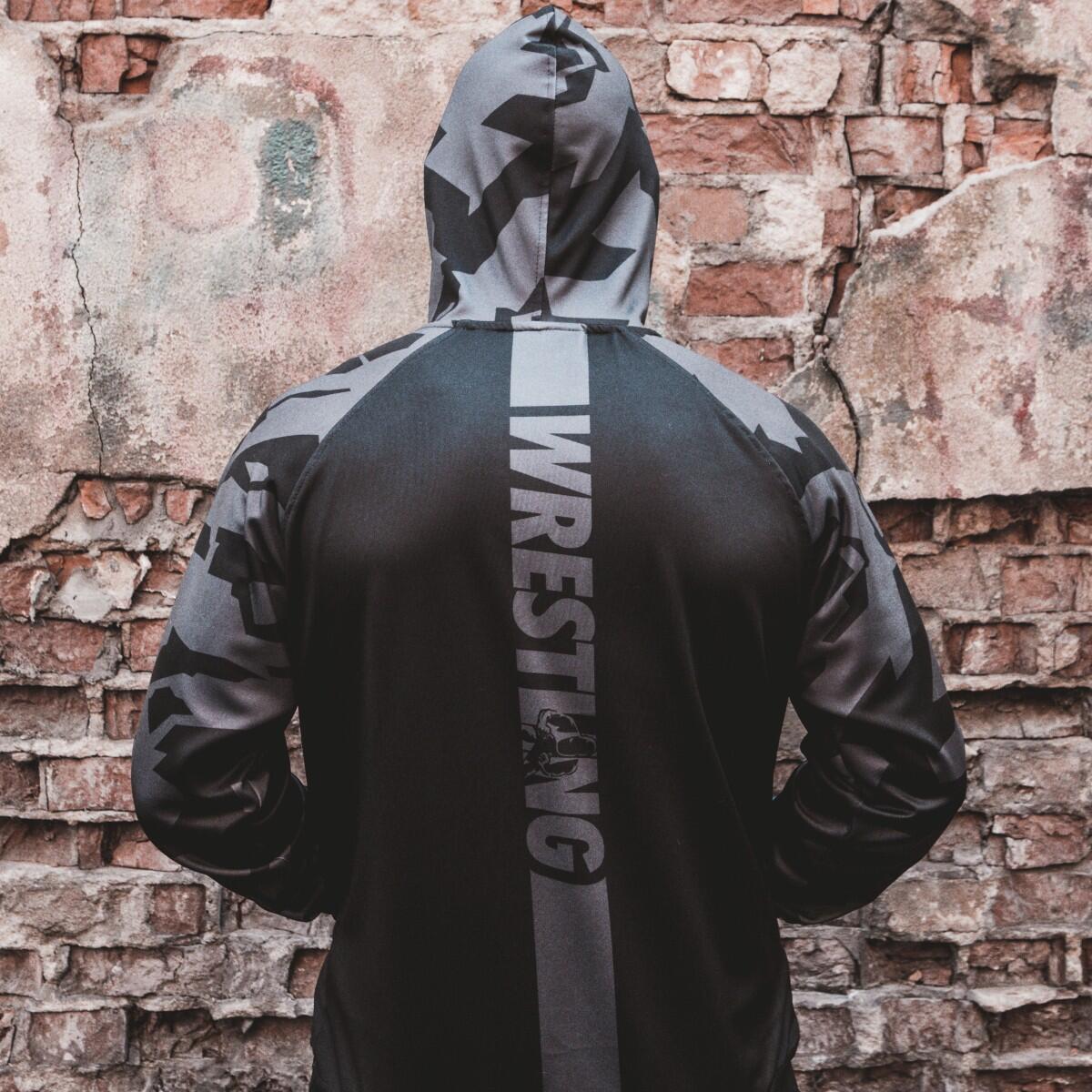 Felpa sportiva con cappuccio da uomo EXTREME HOBBY BOLD WRESTLING 4/6