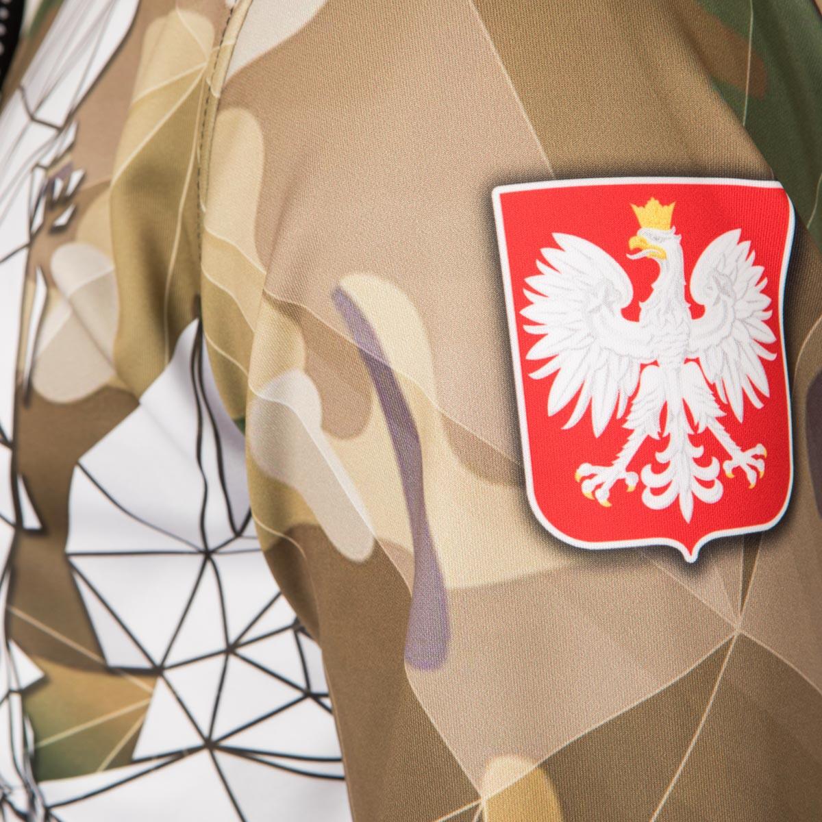 Sweat de sport à capuche zippé pour homme EXTREME HOBBY POLSKA CAMO 6/7