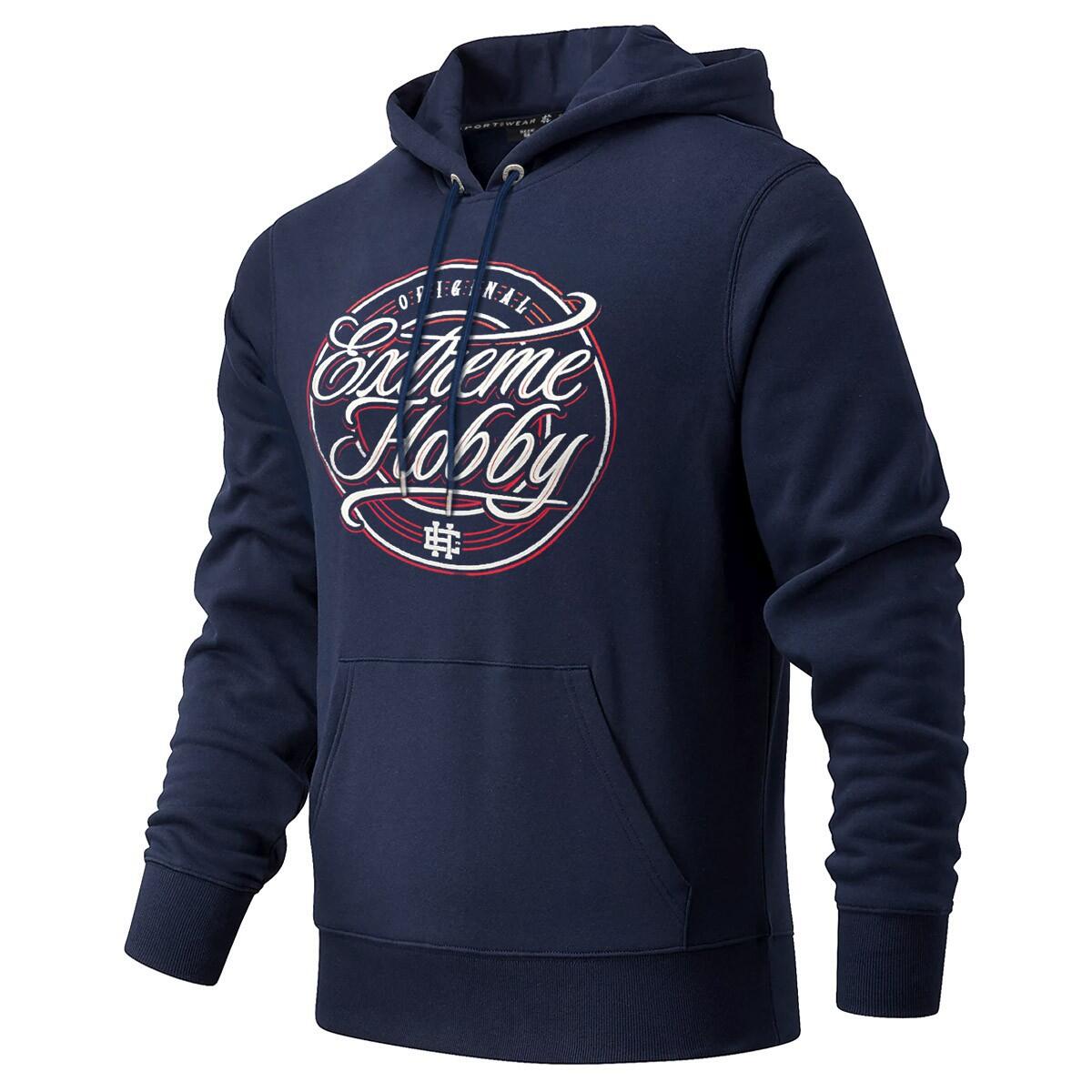 Extreme Hobby - Hoodie Pour Hommes Extreme Hobby Stamp - Sweat-shirt - Bleu - S - Decathlon