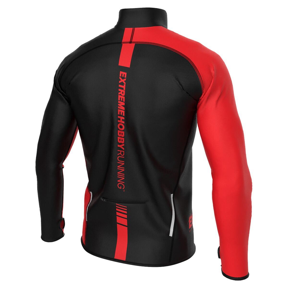 Felpa da running con zip da uomo EXTREME HOBBY DRAFT 3/6