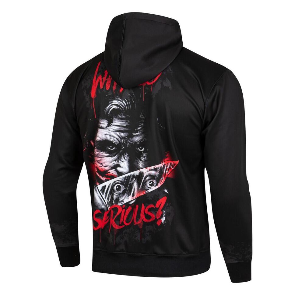 Bluza męska sportowa rozpinana z kapturem EXTREME HOBBY WHY SO SERIOUS