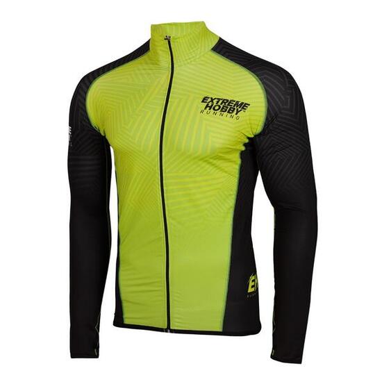 Lauf-Sweatshirt mit Reißverschluss für Herren EXTREME HOBBY CALEIDOSCOPE