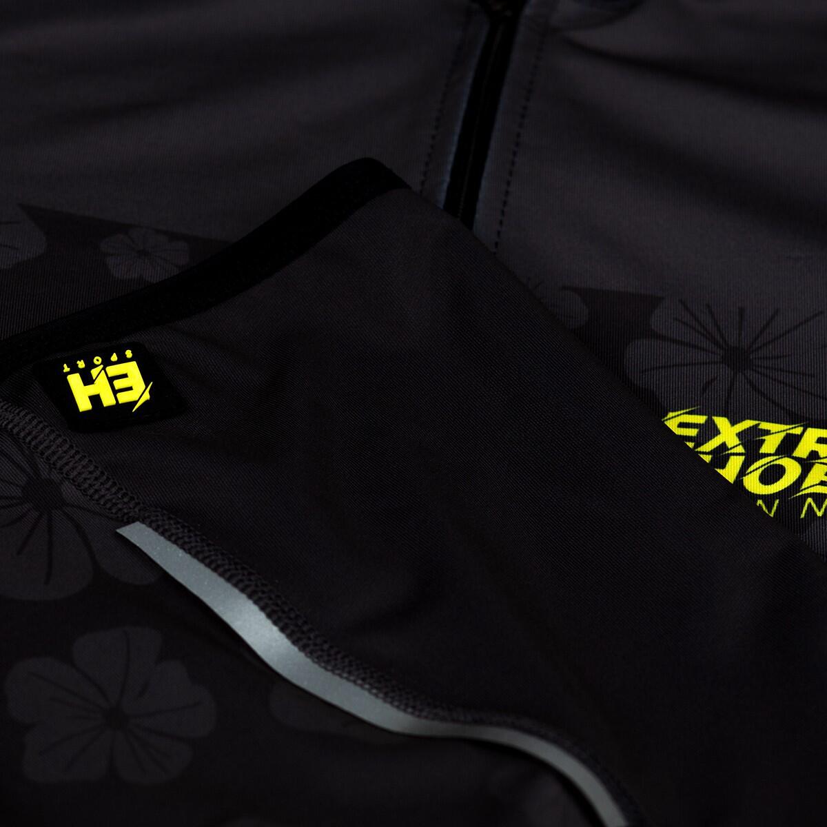Sweat de running zippé en polyester pour femme EXTREME HOBBY FLOWERS 4/7